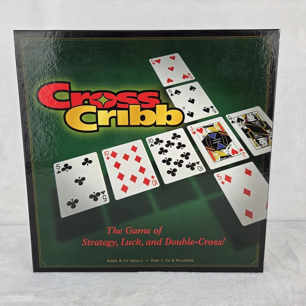 Vintage 2001 Cross Cribb Cribbage Board Game Maynards Complete Barely Used